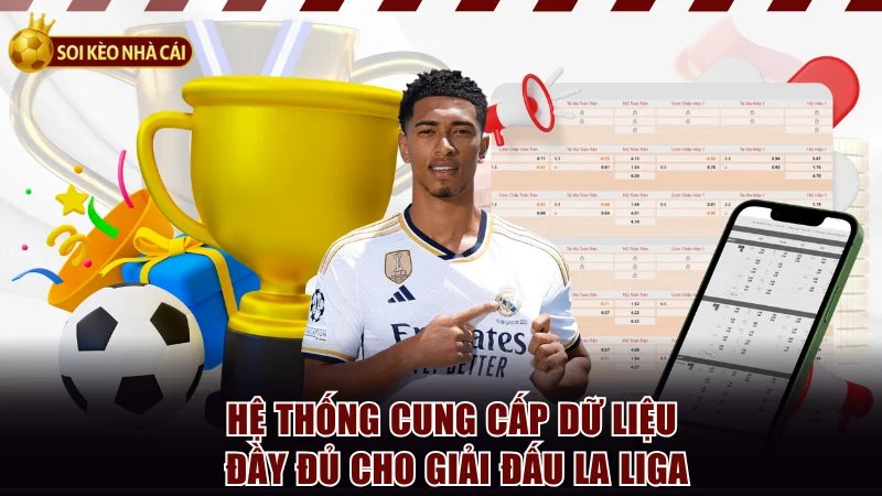 Kèo nhà cái cung cấp dữ liệu đầy đủ cho giải đấu La Liga